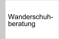 Wanderschuhberatung