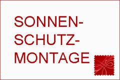 SONNENSCHUTZMONTAGE