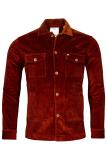 Giordano Cord-Overshirt Braun