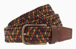 Vanzetti Leder Flechtgürtel Multicolor