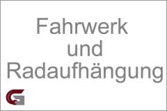 Fahrwerk und Radaufhängung