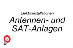 ELEKTROINSTALLATIONEN Antennenanlagen | SAT Anlagen