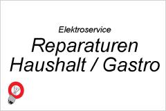 ELEKTROSERVICE Reparaturen von Haushaltsgeräte | Gastronomiegeräten