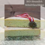 Bio Käse aus thermisierter Bio Heumilch mit Schnittlauch