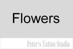 Tattoos BLUMEN - Rosen, Lotusblüten, Kirschblüten ...