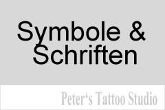 Symbole & Schriften tätowieren