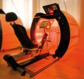 Infrarotrad mit Lichttherapie